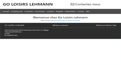 Desktop Screenshot of goloisirs-lehmann.fr
