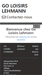 Mobile Screenshot of goloisirs-lehmann.fr